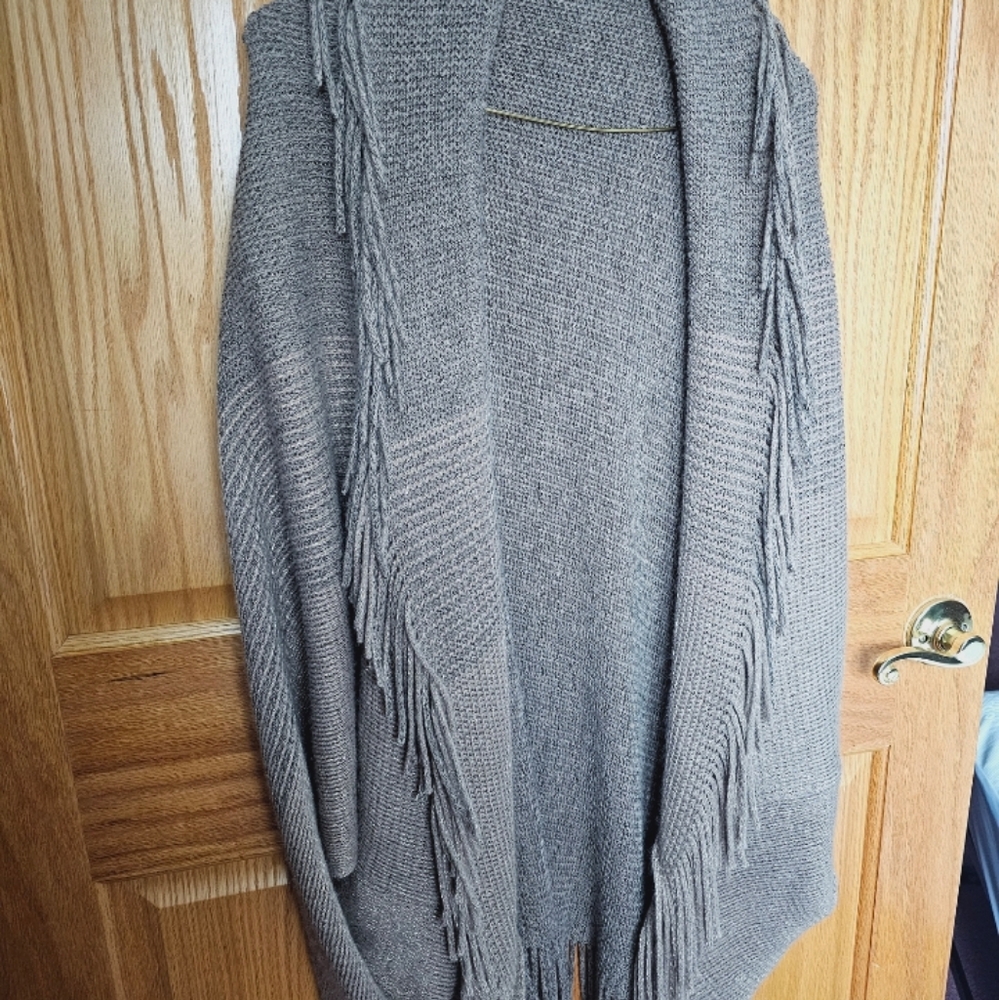 Taupe Shall with sleeves